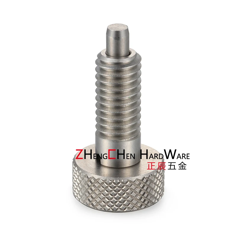 product customized wholesale ss304 ss316 carbon steel zinc plated knob style retractable spring plungers pin-62