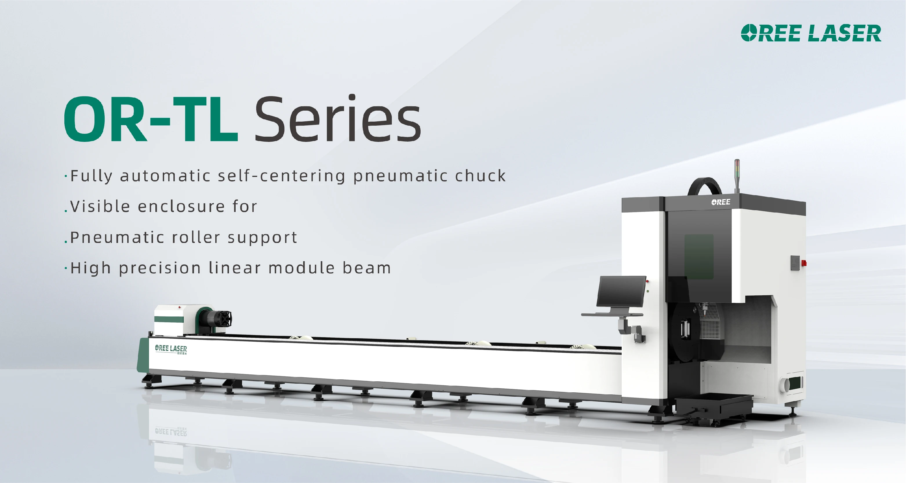 Fiber Tube Laser Cutting Machine1000w 2000w Metal Tube Laser Cutting