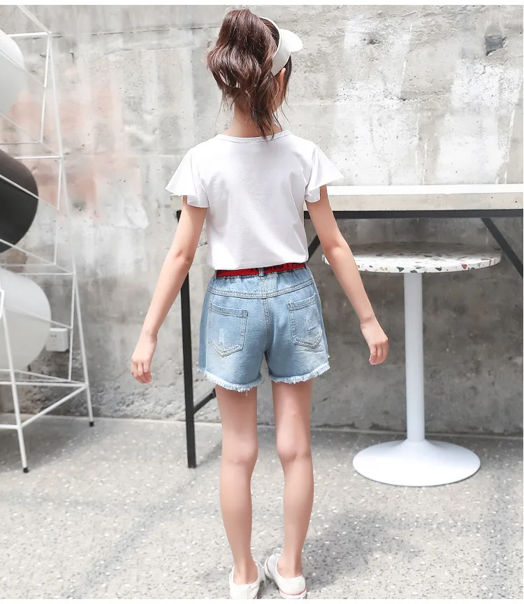 Quality Girls Suit Summer Short-sleeved 