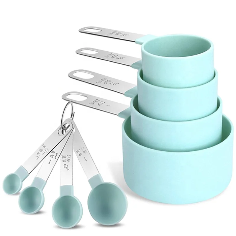 Boda Excellent Review Plastic Kitchen Tools Stainless Steel Measuring Spoons Baking Tools Set Measuring Cups And Spoons Set