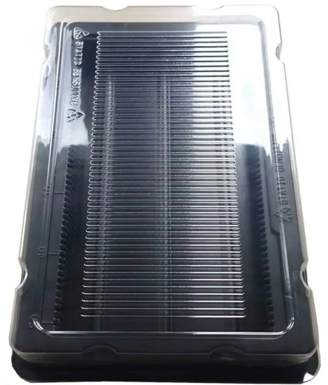 Memory Ram Package Tray with Cover Fit 50pcs LongDIMM Sodimm Tray Packing (DDR4 / DDR3 / DDR2 / DDR1) ESD Package