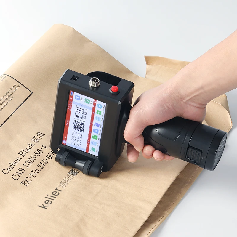Automatic Portable Printing Machine Hand Printer Plastic Bottle Label Printing Manual Coding KELIER H6