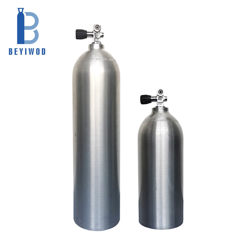BEYIWOD 3000Psi 270Bar Aluminum Oxygen Cylinder Scuba Diving Air Tank Equipment