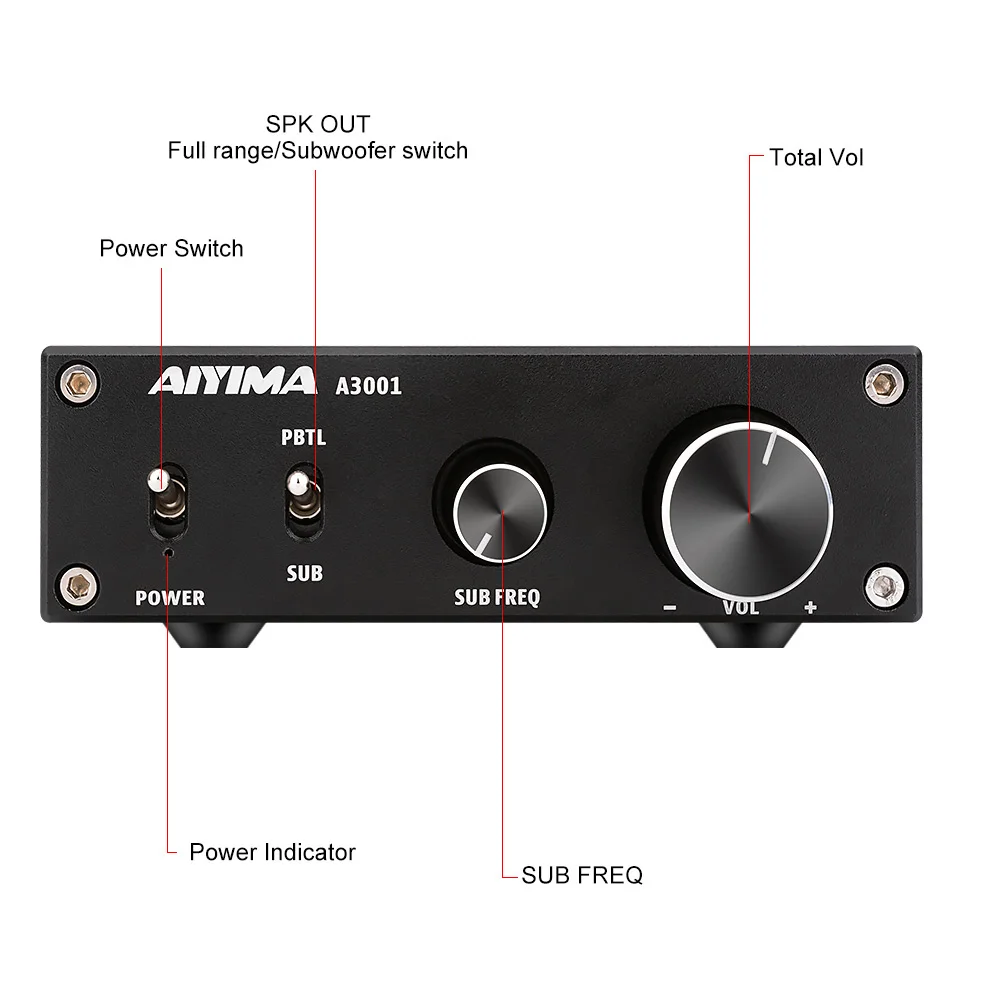 新品未使用 パワーアンプ AIYIMA-A300 スピーカーオーディオサンプラー