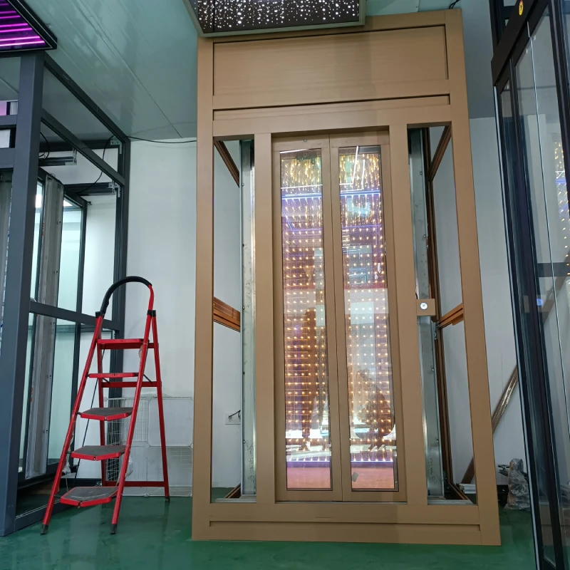 Latest Styles Fire Rated Elevator Doors Elevator with Two Doors Folding Elevator Door Price Used in Home