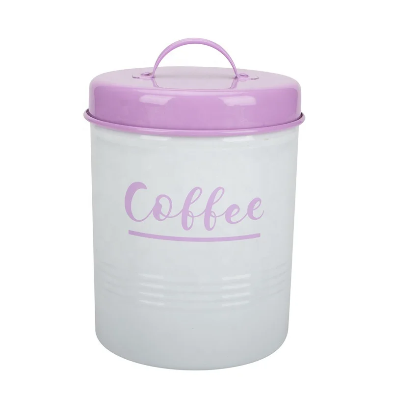 Pink Wilko Tea Coffee Sugar Canisters Wilko Storage Jars Durable