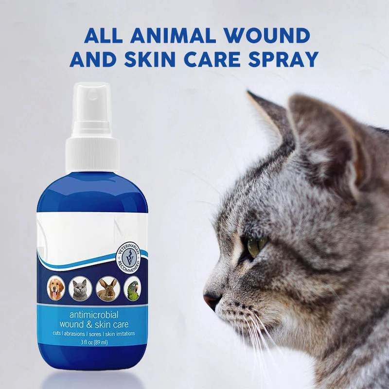 All Animal Wound And Skin Care Spray Cleans And Relieves Cuts Abrasions 