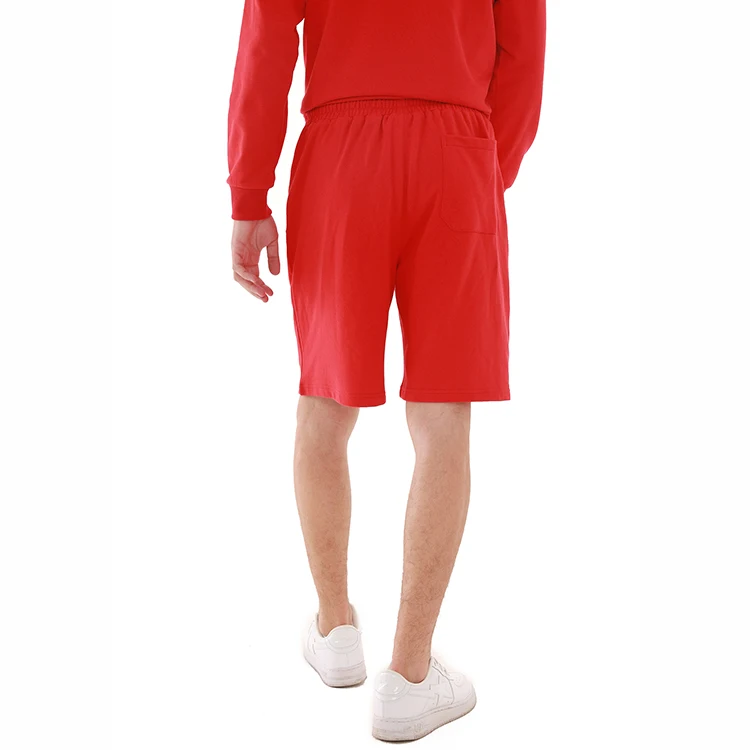 Custom Tracksuit Shorts Cotton Drawstring Men Sweatpants Sportswear Male Gym Fitness Clothing Short Pants