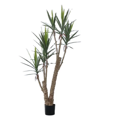 yucca tree artificial green plant matt green mat for plants