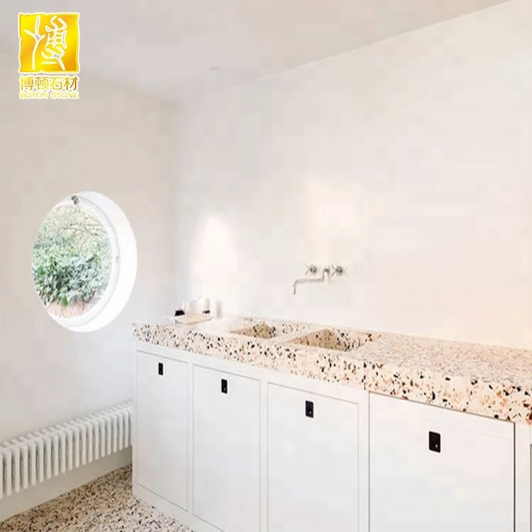 Индивидуальный стол terrazzo и столешница для ванной