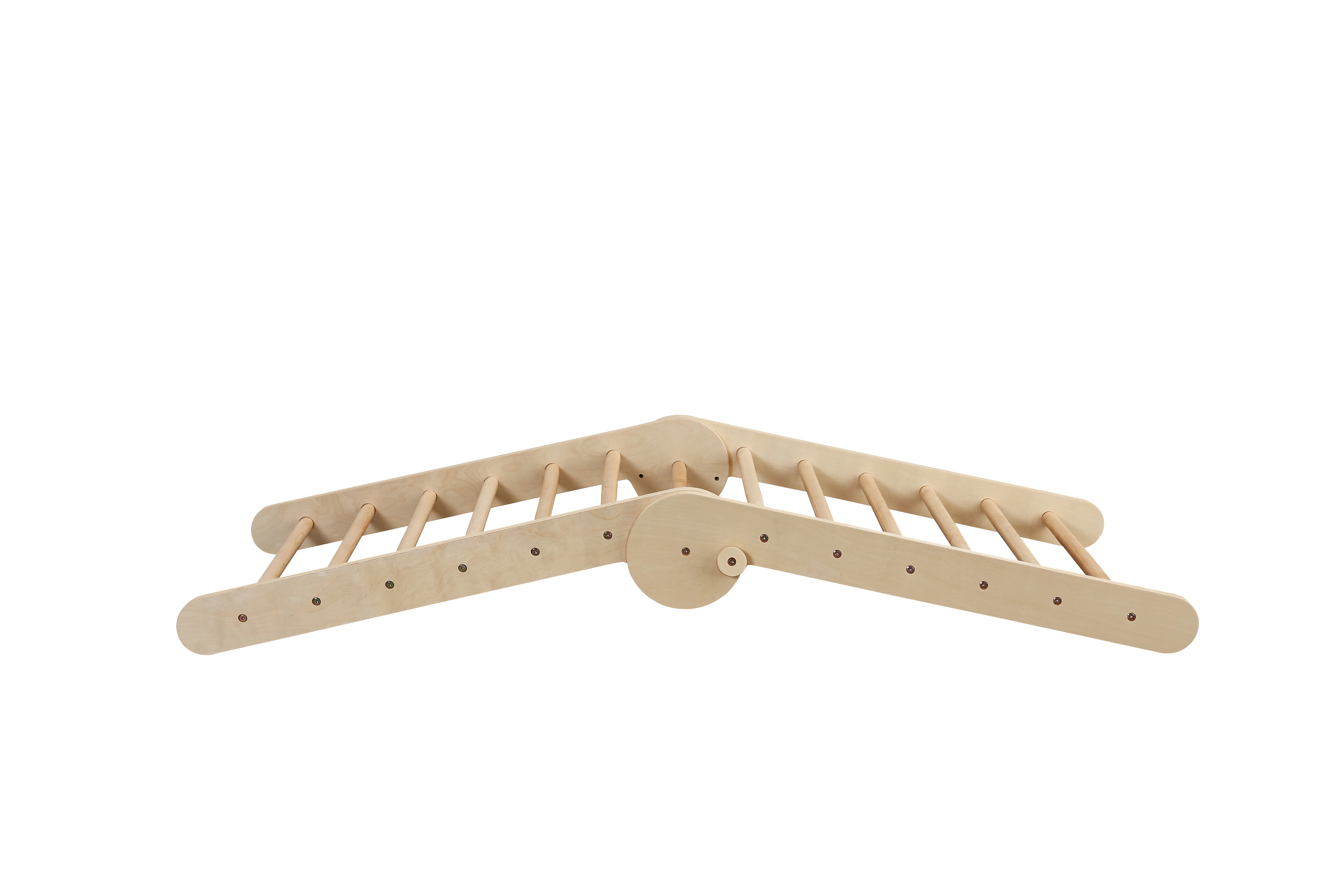 Lm Kids Wooden Montessori Climbing Triangle Arch With Ramp Wooden Kids ...