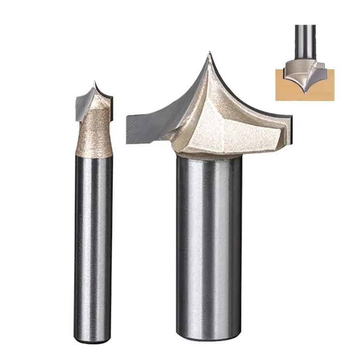 RCT Factory Arden Customized Carbide Straight Bit CNC End Milling Cutter for Wood Cutting Tool Router Bit