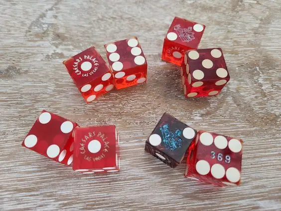 2024 Matching Matte Surface Serial Numbers High Precision Las Vegas Casino Dice 19mm Acrylic Material Sharp Edge Frosted