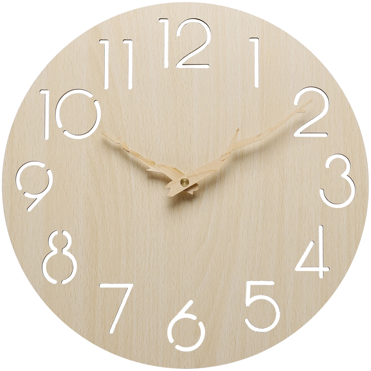 Деревянные настенные часы из МДФ современный простой дизайн бесшумные кварцевые для дома гостиной