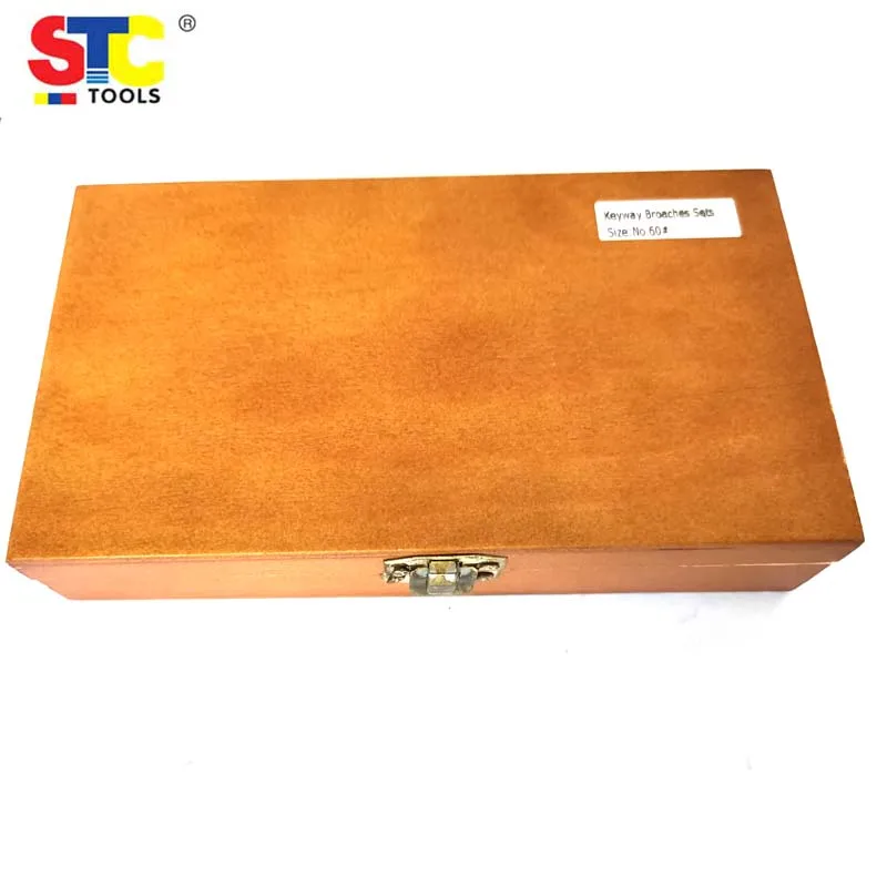 Keyway Broaches Set With Bushing & Shim Square Hole Broaching Tools Hss