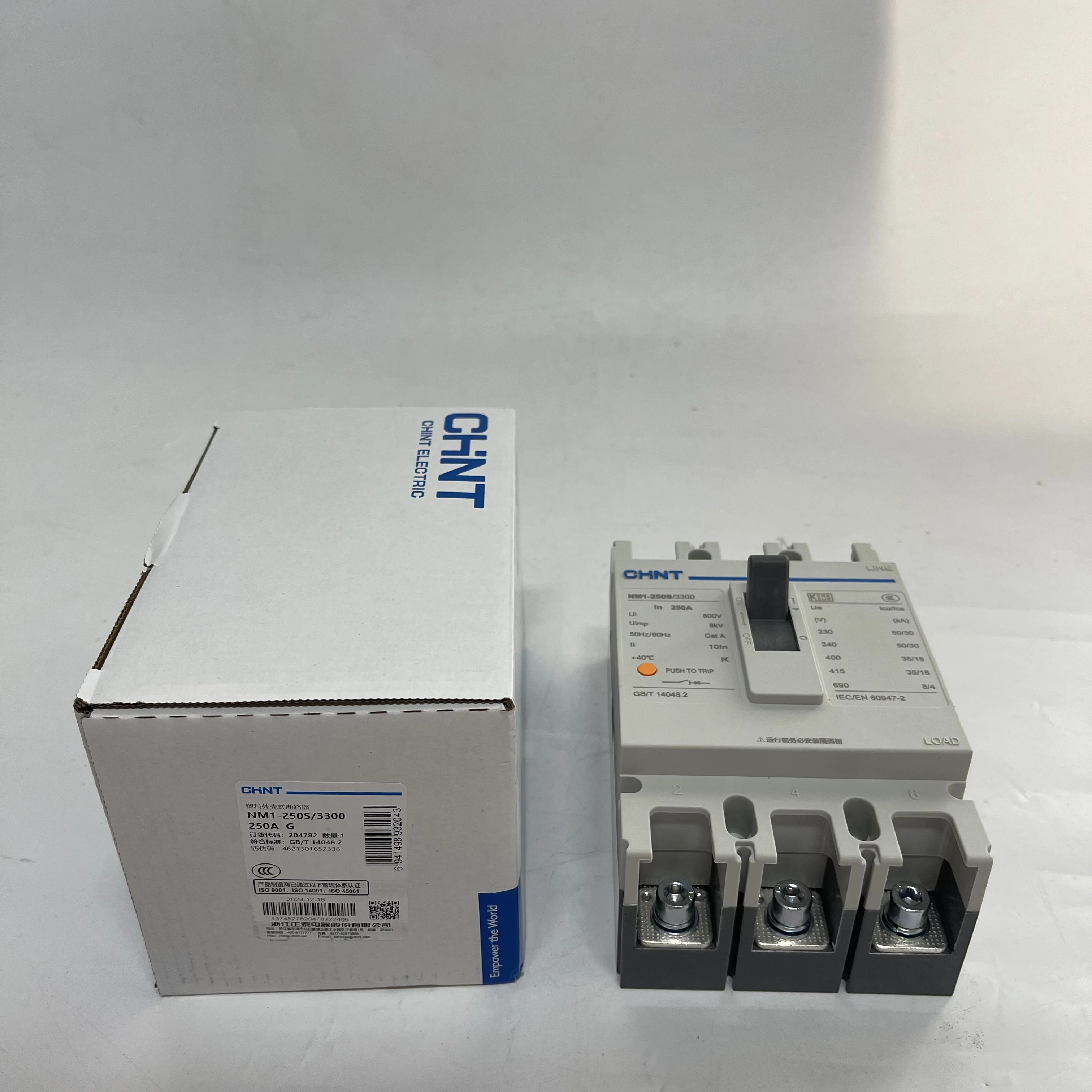 CHNT Molded Case Circuit Breaker NM1-250S/3300 250A