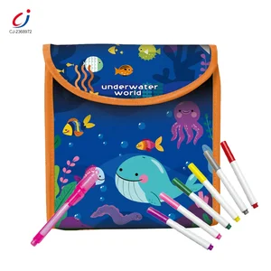 Chengji Magic Luminous Hot Sales Drawing Book Portable Colourful Magic Water Drawing Book  for Children