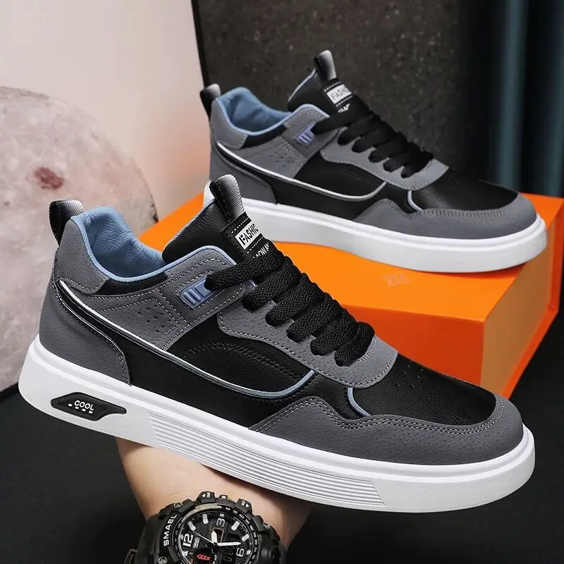 2023 Spring New Breathable Men's Low Top Plank Shoes Fashion Student ...