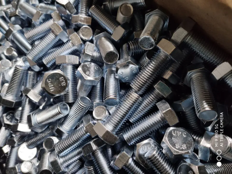Bolts Scm435 Metric M8 and Nuts M36 Nut M24 Size Steel Jis B1180 Standard 10.9 Galvanized Din 931 Grade 8.8 Iso 4017 Hex Bolt