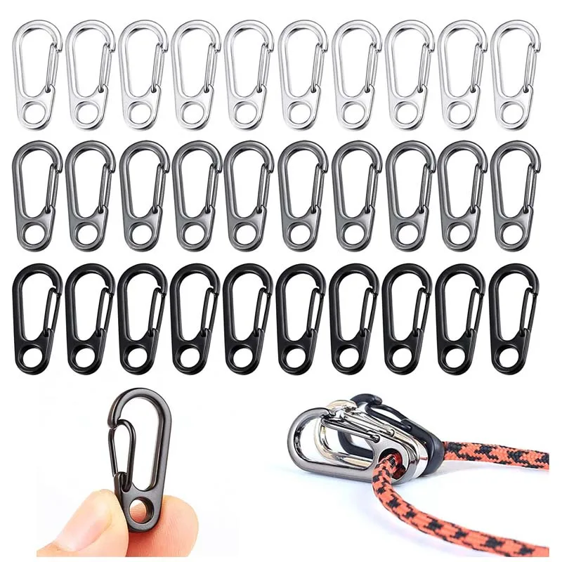 SF Alloy Backpack Spring Keychains Fashion Mini Carabiner Small Carabiner