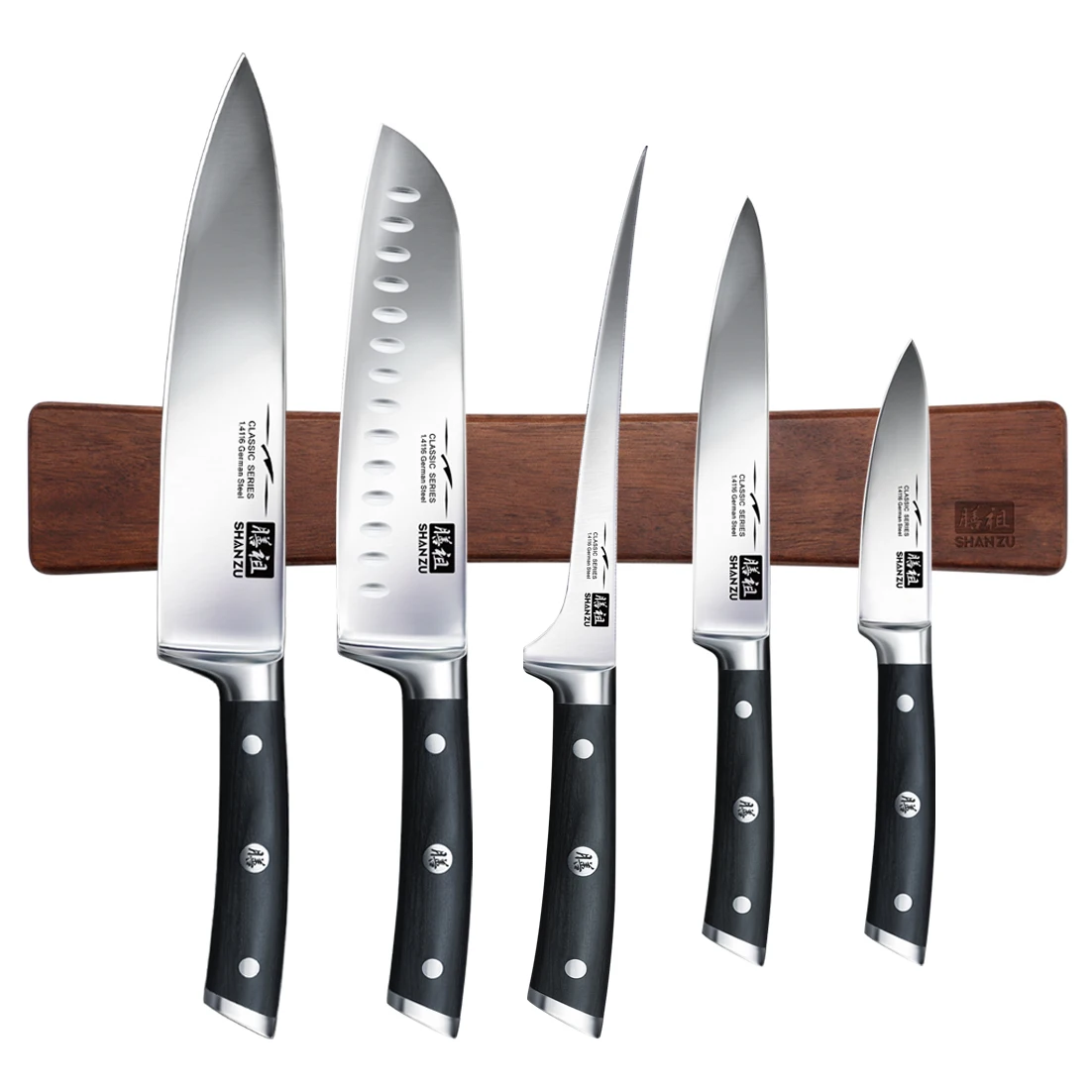 shanzu german steel 6-piece knife set