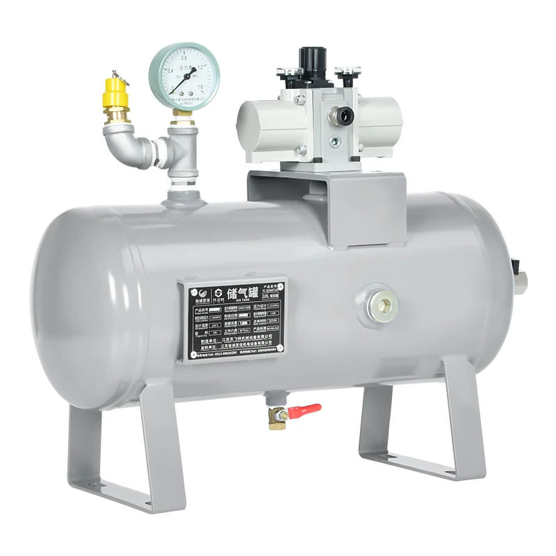 VBAT010A Pressure Booster Regulator Compressor Air Pneumatic Booster Valve Complete air Pressure Booster Pump with 10L tank