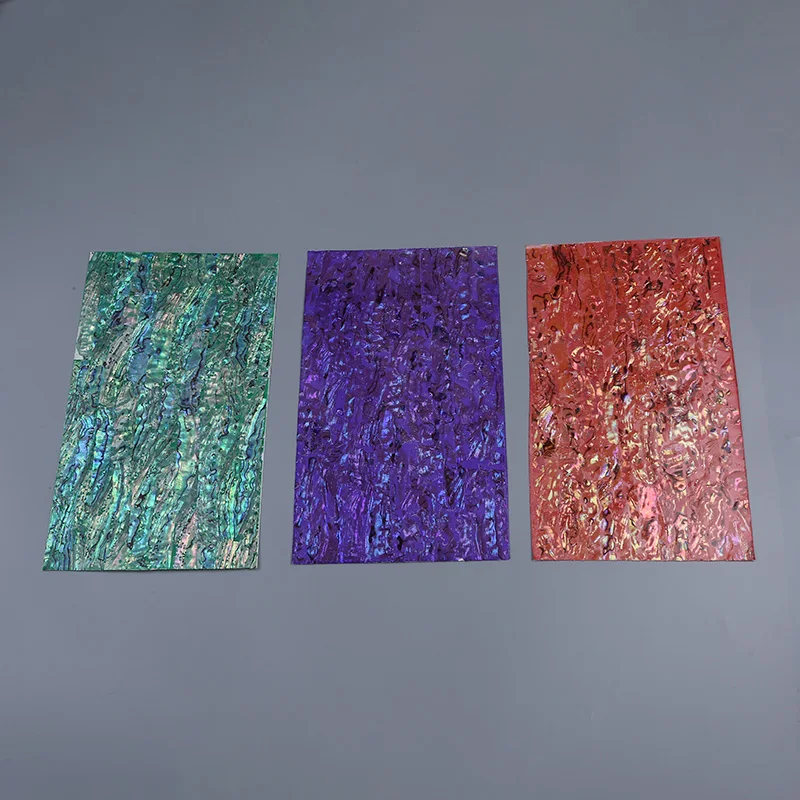 New Natural Soft Bendable Abalone Shell Sheet for DIY Accessories Decoration Materials