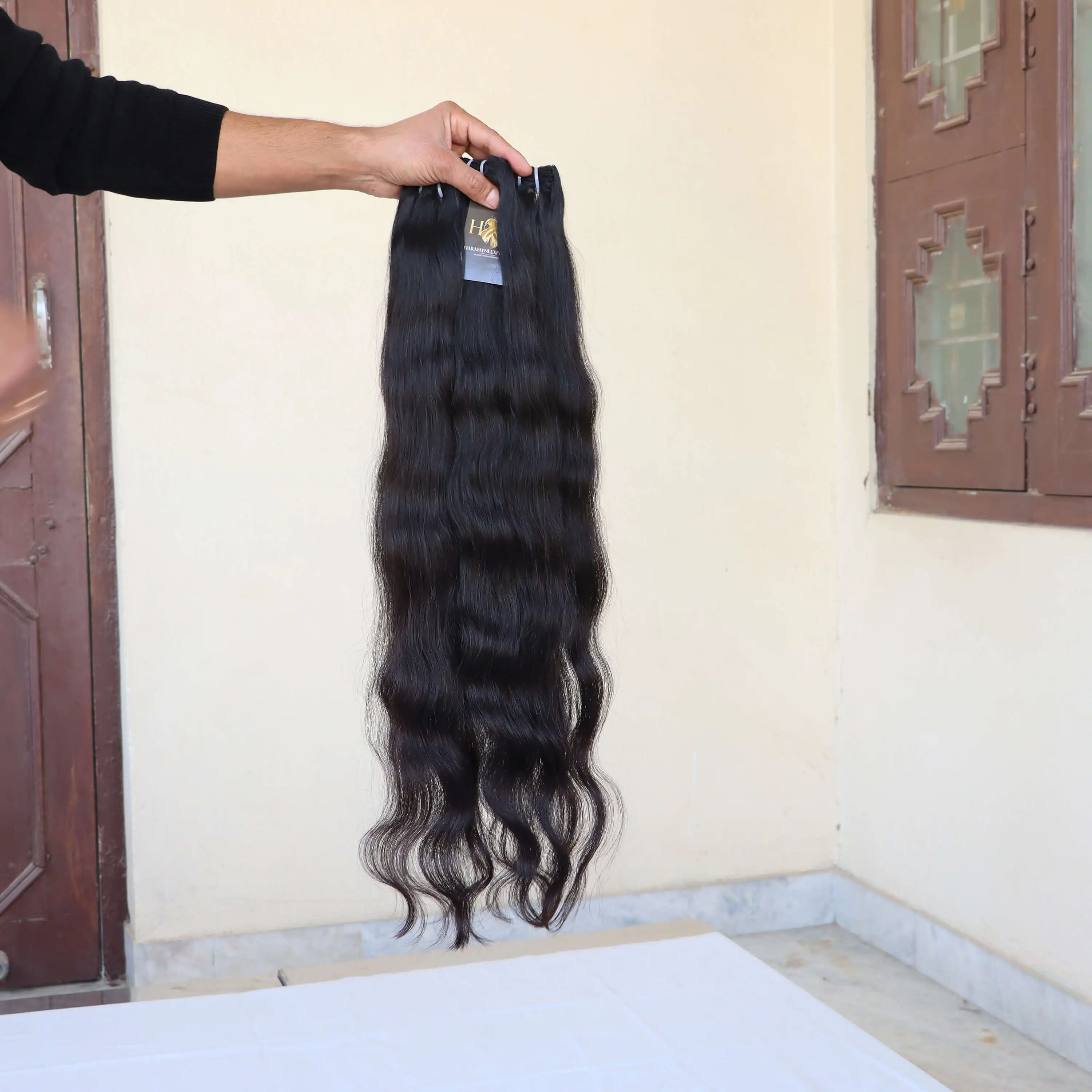 Factory Indian Temple Human Hair Extension Bundle Raw Hair Vendors