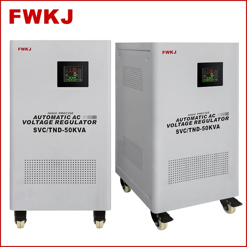 Svc-/50kva/50000va Single Phase Automatic Voltage Stabilizers  Voltage Regulator 220v