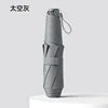 Ultra light convenient 6-bone pencil umbrella-space grey