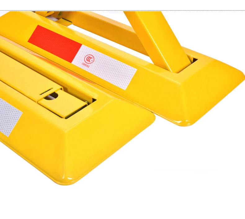 Manual Triangle Parking Lock Car Parking Space Protector Triangular Ground Lock