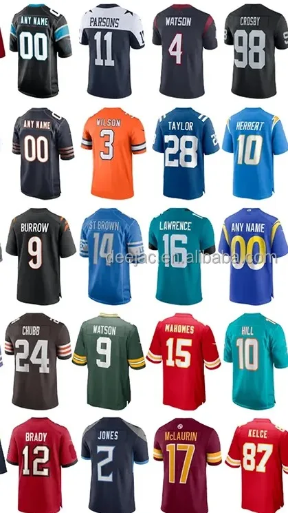 Most Popular Wholesale Spot Cheap American Football Jerseys Embroidered ...