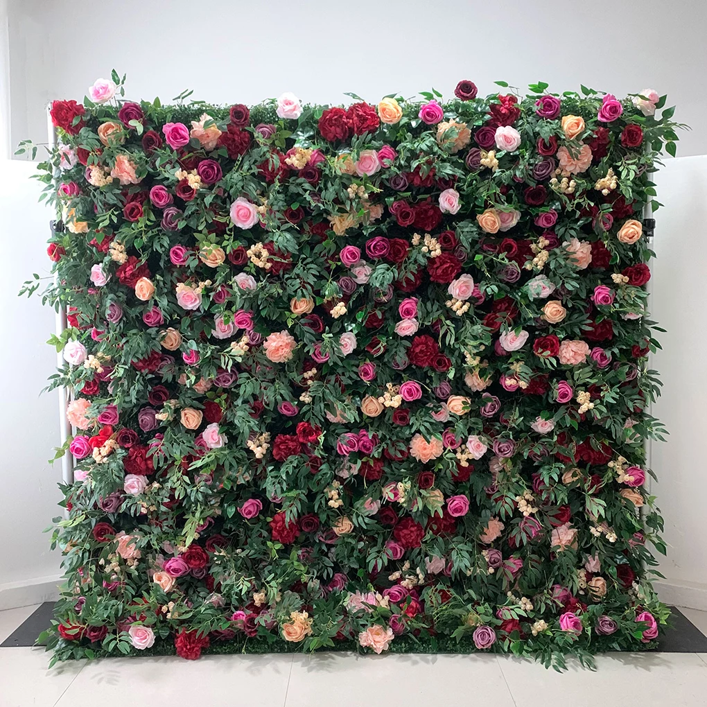 Wedding Event High Quality Artificial Green Decor Roll Up Wedding