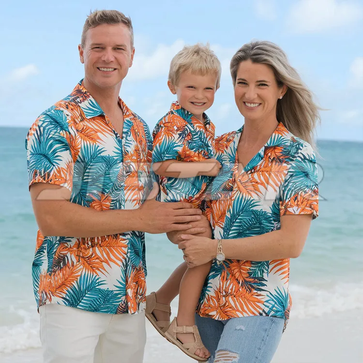 Custom Summer Hawaii Camisetas Fiesta Camisa Hawaiana Para Hombre