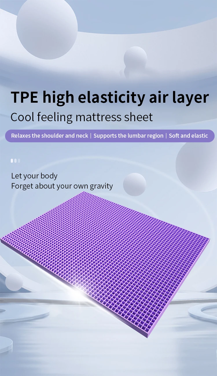 Wholesale Single Size Purple Polymer Hyper Elastic Polymer Gel Grid