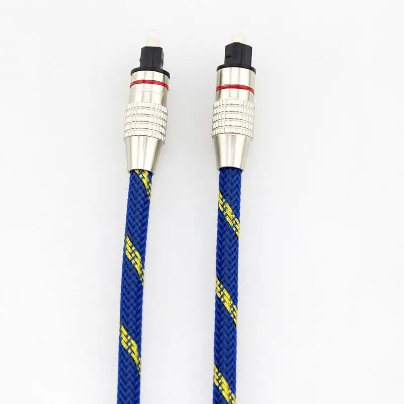 Gold Plated 90 Degree Angle Spdif Digital Optical Audio Cable Toslink