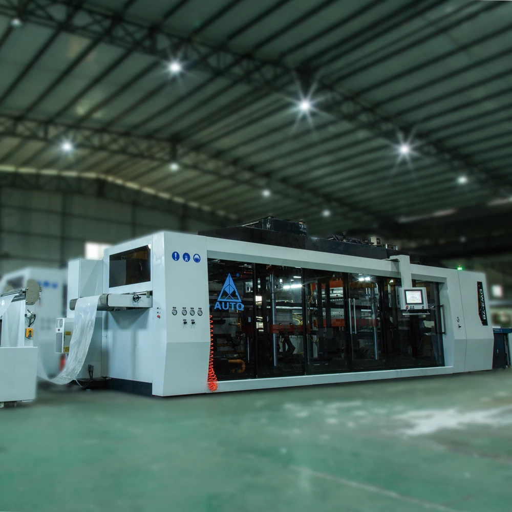 AUTO Thermoformer 2020 Popular Model DW 3 Station Plastic Container Termoformado Fomring Machine