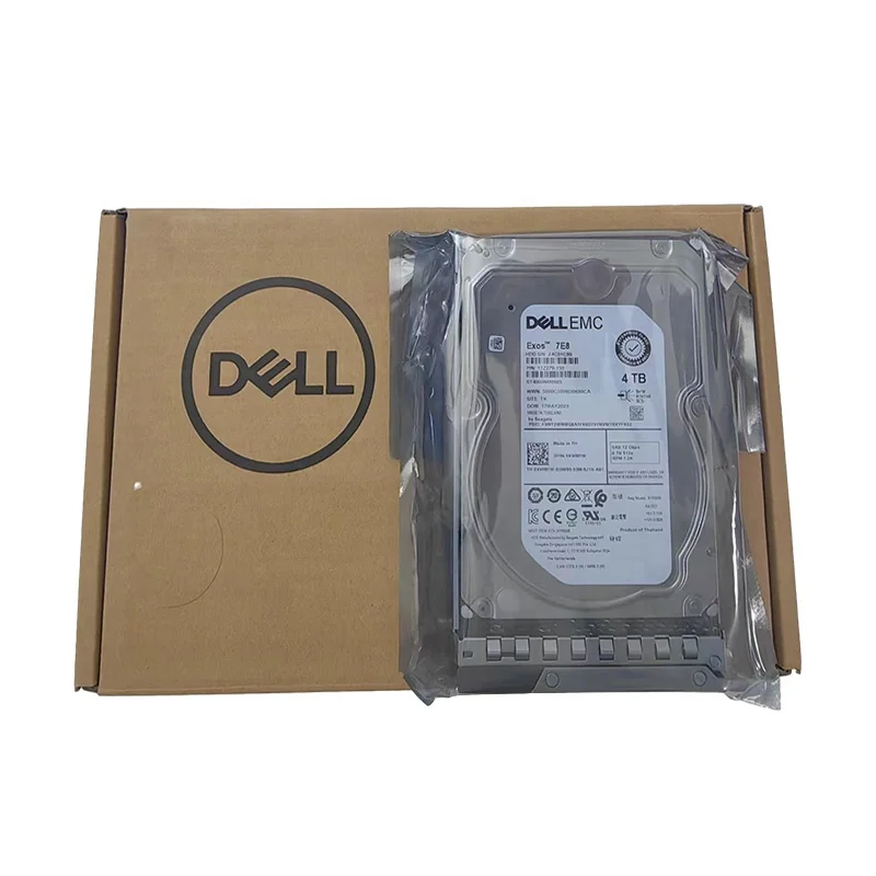 Dell 4TB 7.2K RPM SATA Hot-Plug Hard Drive for Servers - Reliable