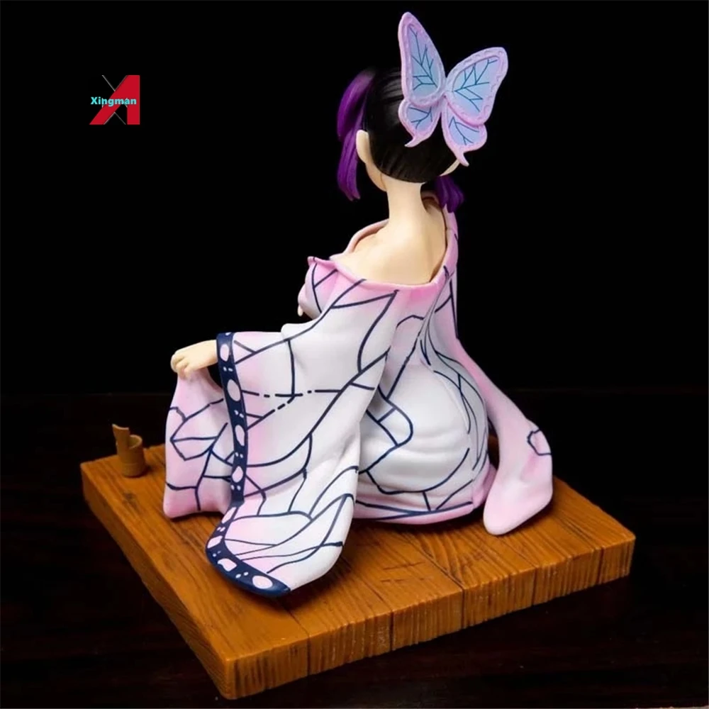 Movable Changeable Anime Pvc Model Gifts Action Figure Collectible Plastic Japan Demoned Slayer Kochou Shinobu Sexy Girl Xm 17cm