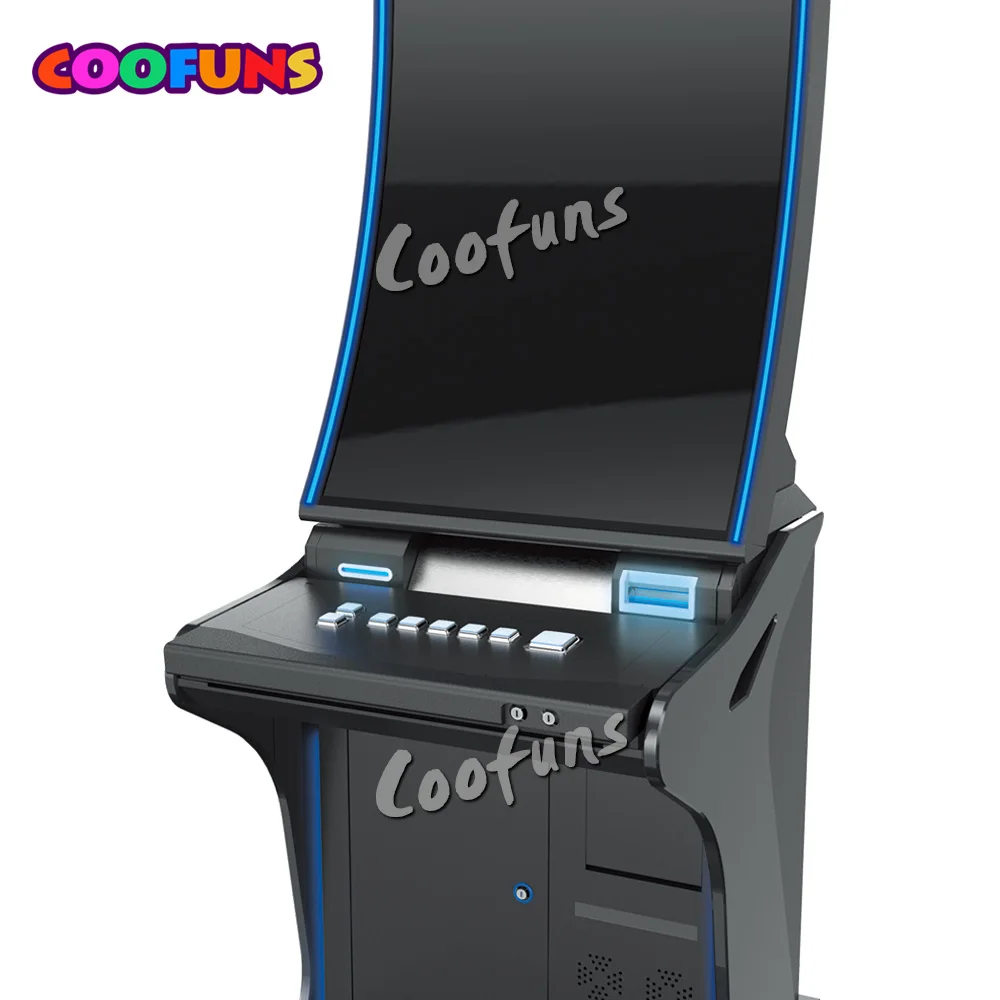 Hot Selling Metal Materials 43 Inch Curved LED Touch Monitor Skill Game Board Arcade Machine with Nudge Games