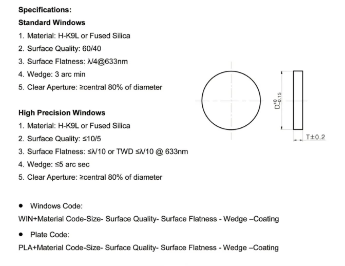 Diameter 30mm optical Large Quartz Glass Uv Quartz Protective Sapphirer Window plate supplier