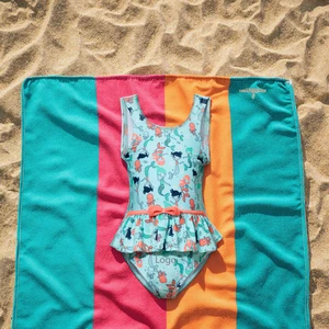 Factory Custom Made Little Girls One Piece Halter Bikini Swimwear for Kids