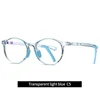 C5 transparent light blue