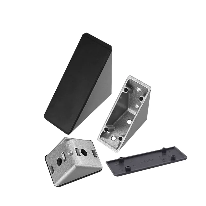 Équerre D'angle 30x30 Mm – Pour Vis M6 Tête Fraisée – KINETIK MSystem – Acier
