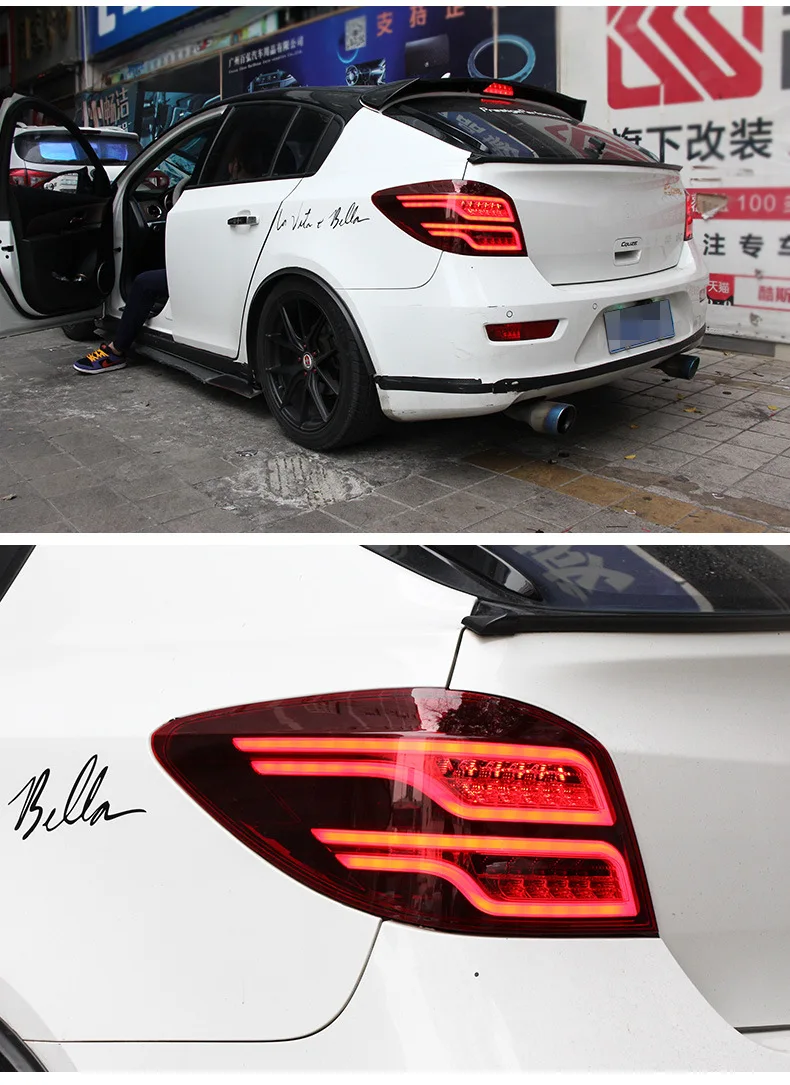 Assembly Modified Car Tail Lamp Assembly - Modified LED Taillight for Chevrolet Cruze ...