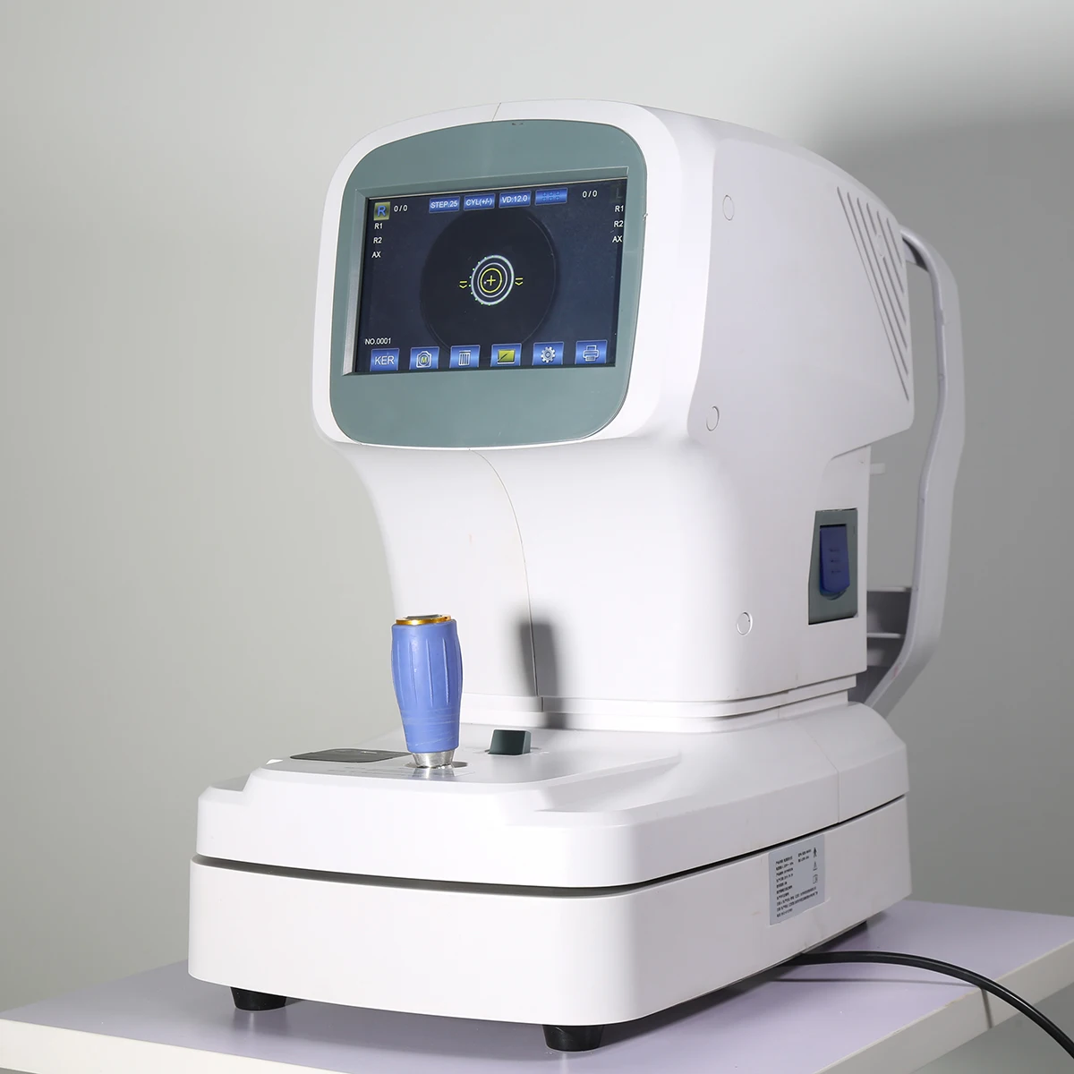 High Accuracy Clinical Optical Equipment Handheld Digital Optometry Eye Testing Auto Refractometer With Keratometer MSLRM10