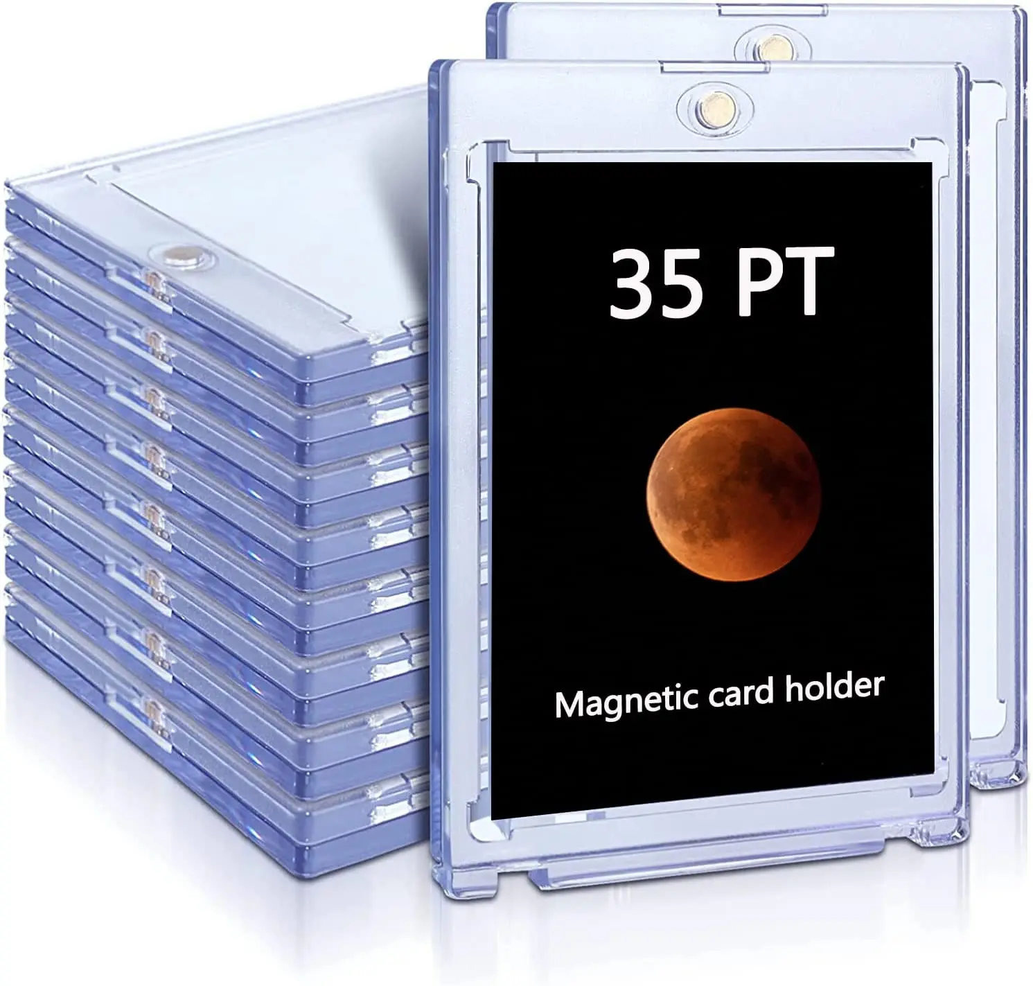 hard case sleeves for cards Amazon.com: 200 Hard Plastic Card Sleeves, Premium Baseball Card  Protectors, 3