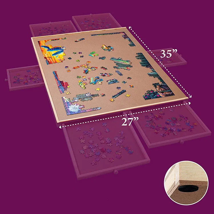 YISHAN 1000ピース 木製ジグソーパズル　ボードテーブル　パズルテーブル Amazon.co.jp: YISHAN 1000ピース 木製ジグソーパズルボード