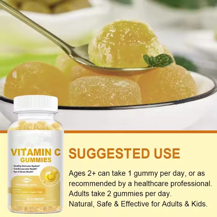 Natural Formula Vitamin C 1000mg Gummies Plant Based Gummy Dietary