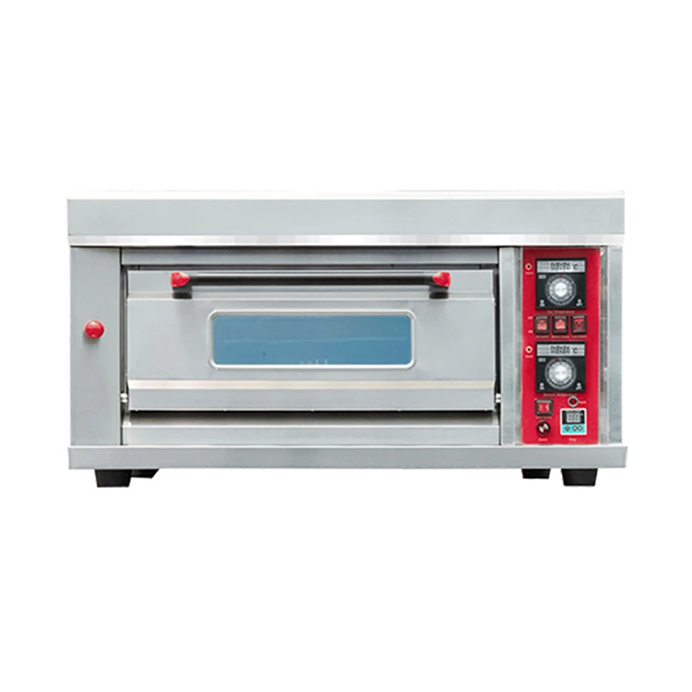 Top Bottom Controlled Separately 1 Deck 2 Trays Bread Baking Oven Gas Oven for Making Cake